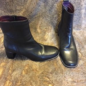 Clarks Springers Black Leather Boot.